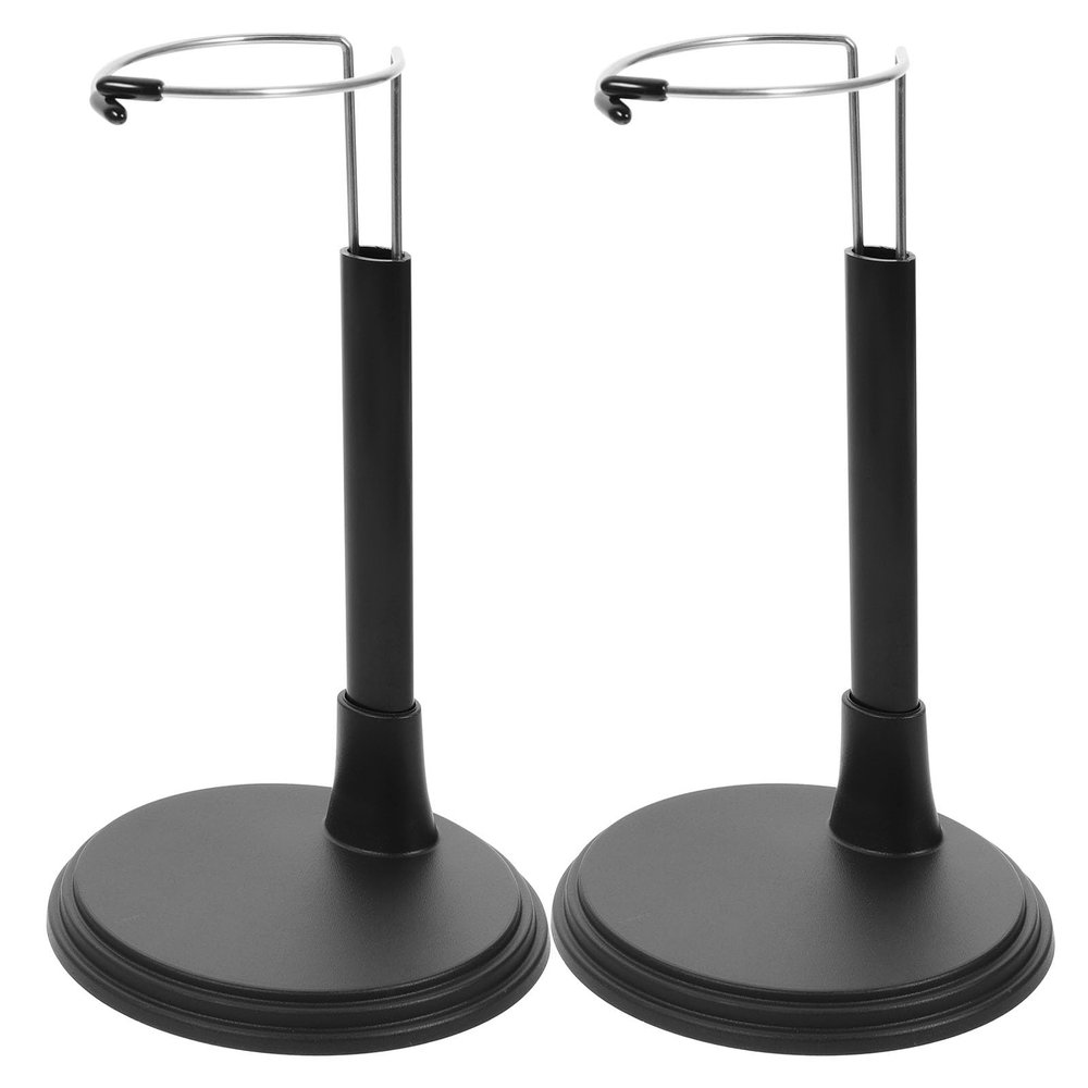 Abaodam 2pcs Adjustable Height Doll Stands Figure Display Bases for Action Figures Puppets Holders for Collection and Decoration