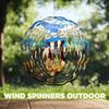 10-Inch Metal Wind Spinner Two Brown-and-White Cow Brother 3D Animal Wind Spinner, Unique Metal Hanging Kinetic Wind Sculpture Ornament Yard Art Garden Patio Lawn Indoor Outdoor Decor view 4
