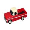 1966 C10 Fleetside Pickup Truck Red with Cream Top American Classics 1/24 Diecast Model Car by Motormax 73355AC-R view 1