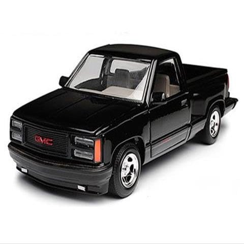 1992 Sierra GT Black Pickup Truck 1/24 Diecast Model by Motormax 73204BK