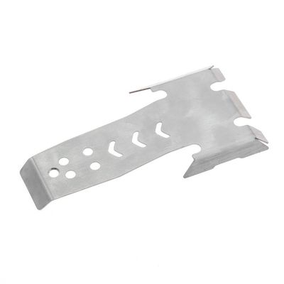 Stainless Steel Chassis Armor Axle Protector Skid Plate Compatible with Vanquish Products VP Optic H10 1/10 RC Crawler Car Upgrade Parts Aftermarket Replacement
