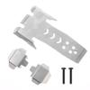 Stainless Steel Chassis Armor Axle Protector Skid Plate Compatible with Vanquish Products VP Optic H10 1/10 RC Crawler Car Upgrade Parts Aftermarket Replacement view 2