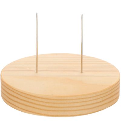 Abaodam Wood Base Clay Doll Stand Stable Figure Display Rack with Durable Grip for Clay Craft Dolls with Wear-Resistant and Anti-skid Design