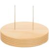 Abaodam Wood Base Clay Doll Stand Stable Figure Display Rack with Durable Grip for Clay Craft Dolls with Wear-Resistant and Anti-skid Design view 1
