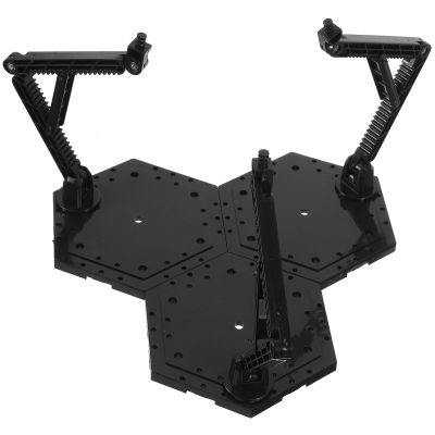 Abaodam Action Figure Stand for General HG RG Models Doll Display Rack with Multi-head Base for Height and Stable Support Lightweight Model Display Shelf for Organizing and Flying Poses