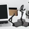 Abaodam Action Figure Stand for General HG RG Models Doll Display Rack with Multi-head Base for Height and Stable Support Lightweight Model Display Shelf for Organizing and Flying Poses view 4