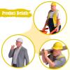 Menolana Miniature Figures Model 1/64 Scale Tiny People Figurine,Construction Building Workers,Mini Diorama Figure for Miniature Scene, Style D view 2