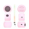 Electronic Pet Silicone Case for Punirunes Interactive Digital Toy Protective Cover Gaming Housing Shell with Lanyard (Pink) view 1