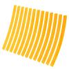 10Pcs Bike Protective Sticker, DIY Stylish Wear Resistant Anti Scratch Decal, Bike Chain Frame Protection Sticker with 130 Pieces, PVC Material for Most Bikes, Easy to Apply and Re (Yellow) view 3