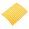 10Pcs Bike Protective Sticker, DIY Stylish Wear Resistant Anti Scratch Decal, Bike Chain Frame Protection Sticker with 130 Pieces, PVC Material for Most Bikes, Easy to Apply and Re (Yellow) view 4