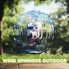 10-Inch Metal Wind Spinner Polar Bear and Two Cubs 3D Animal Wind Spinner, Unique Metal Hanging Kinetic Wind Sculpture Ornament Gifts for Women Yard Art Garden Patio Lawn Indoor Outdoor Decor view 4
