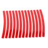 BowyTrading 10Pcs Bike Protective Sticker, DIY Stylish Wear Resistant Anti Scratch Decal, Bike Chain Frame Protection Sticker with 130 Pieces, PVC Material for Most Bikes, Easy to Apply and Re (Red) view 2