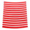 BowyTrading 10Pcs Bike Protective Sticker, DIY Stylish Wear Resistant Anti Scratch Decal, Bike Chain Frame Protection Sticker with 130 Pieces, PVC Material for Most Bikes, Easy to Apply and Re (Red) view 3