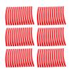 BowyTrading 10Pcs Bike Protective Sticker, DIY Stylish Wear Resistant Anti Scratch Decal, Bike Chain Frame Protection Sticker with 130 Pieces, PVC Material for Most Bikes, Easy to Apply and Re (Red) view 4