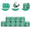 20Pcs Fraction Dice Multi Faceted Math Dice Educational Class Set Table Game Accessories for Kids Math Practice, Green view 4