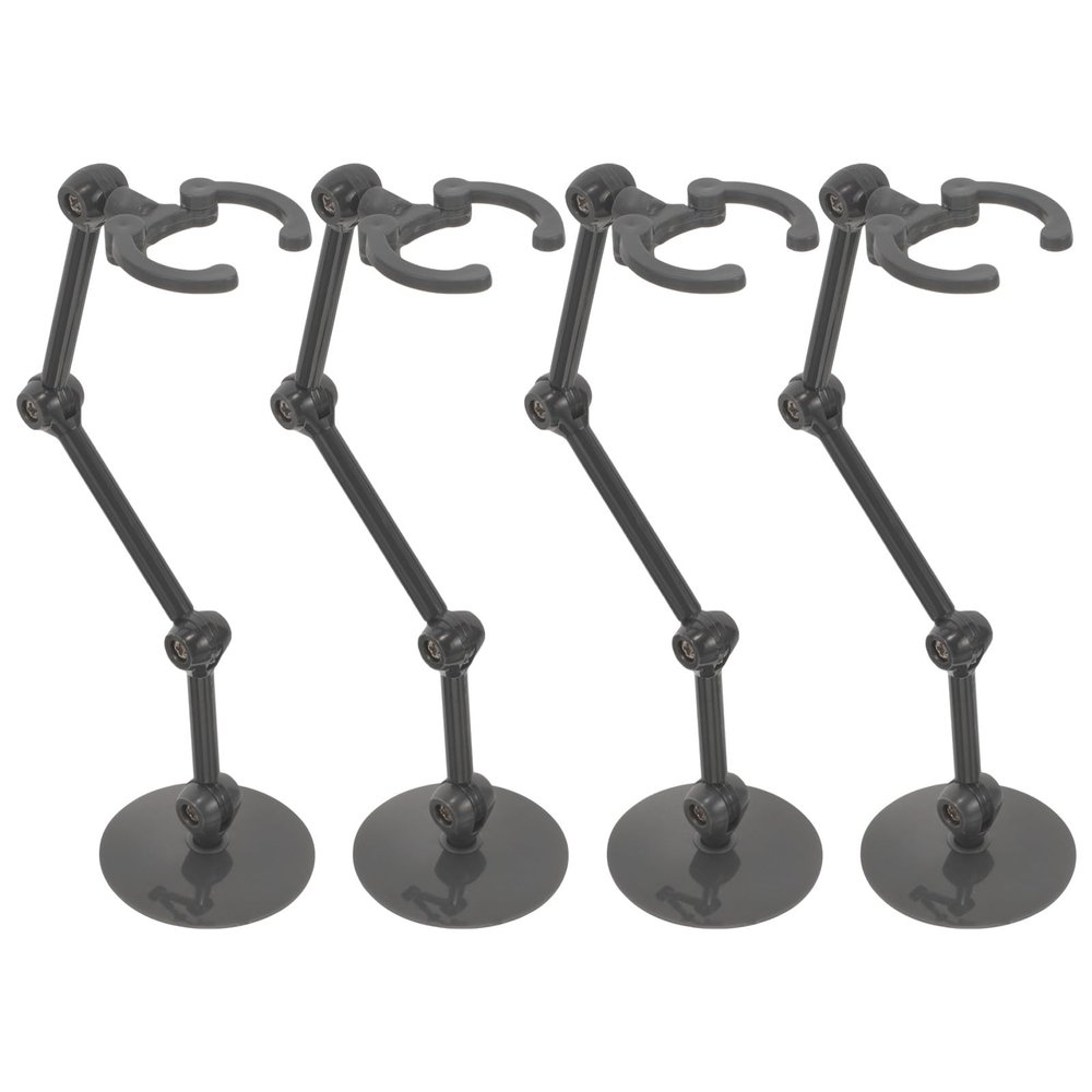 Abaodam 4pcs Doll Model Stands Figurine Holders Display Racks for Action Figures Models Organizer Desktop Display