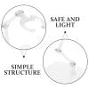 Abaodam 3pcs Transparent Action Figure Display Holder Bases with Stable Flat Bottom Height Support Stands for Doll Models Figurines and Showcases view 3