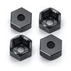 4Pcs 5mm to 7mm Or 12mm Hex Wheel Hub Adapters Compatible with 1/24 Scale Wheels On 1/10 RC Car Upgrade Parts Fits SCX24 and D12 Models(5 to 7mm) view 1