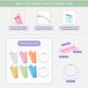 12 Pcs Card Holder for Yoto Cards with 2 Ring Loops, Reusable Portable Yoto Card Holder Ring Set, Kids Travel Carrier, Audio Story Card Storage Organizer, Accessories Compatible with Yoto Mini Player view 3