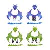 2x Dinosaur Tail Set Kids Dragon Costume for Carnivals Party Favors Dancing Dinosaur Tail Set Kids Dragon Costume for Carni view 1