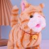 JISADER Interactive Toy Figure, Stuffed Animal Talking Walking s, Recordable Electric Walking Cat Toy, Yellow view 4
