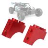 2PCS Aluminum Servo Mounts for RH1043 RH1045 RC Car, Upgrade Accessories for 1/10 Scale Vehicle Model, Durable Lightweight Replacement Parts with Easy Installation (10696R red) view 2