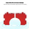 2PCS Aluminum Servo Mounts for RH1043 RH1045 RC Car, Upgrade Accessories for 1/10 Scale Vehicle Model, Durable Lightweight Replacement Parts with Easy Installation (10696R red) view 4