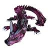 24" Deluxe 3D Printed Crystal Dragon Flexible Articulating and Large Size at 24 inches (Black Purple Metalic Dual Color Gradient) view 1