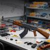 1:1 AK Building Blocks Gun Sets-1423 PCS Model Guns Collection Toy Building Bricks Sniper Set Shootable-Simulation Militarily Toy Lovers for Kids and Adults Gift Gameboy Set Goat Guns  view 3