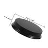 Abaodam 3pcs Round Wooden Miniature Bases for Dolls DIY Crafts Display Stands with Sleek Edge Design Black Circular Bases for Mini Figures and Handmade Models view 2