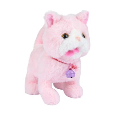 JWQFBC Interactive Toy Figure Stuffed Animal Electronic Pet with Voice for, Pink