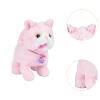 JWQFBC Interactive Toy Figure Stuffed Animal Electronic Pet with Voice for, Pink view 4