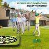 BaiYuan Portable Golf Chipping Game Set for Dads & Junior Golfers, Indoor, Outdoor Backyard & Lawn Fun with 24 Sticky Balls, Putting Mat, 2 Putter & Carry Bag - Family Golf Gifts view 4