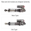 4 Pcs CNC Machining Aluminum Shock Absorber for Axial SCX10 D90 RC Crawler Car, RC Shock Absorber Accessory, Double Spring Design with Anodizing for Enhanced Durability and Perform view 3