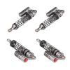4 Pcs CNC Machining Aluminum Shock Absorber for Axial SCX10 D90 RC Crawler Car, RC Shock Absorber Accessory, Double Spring Design with Anodizing for Enhanced Durability and Perform view 4