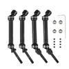 CVD Steel Front & Rear Drive Shaft Assembly Heavy Duty for 1/10 Traxxas Slash 4X4 SLA017 SLA018(Front rear 4pcs) view 2