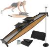 Indoor Ski Simulator Balance Board,w/Ski Poles & Mat,Gym Waist Strength Exercise Equipment,Strength and Balance Training Device view 1