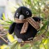 ABEARCAR Black Crow Plushies with Shawls Bird Stuffed Animal Bag Pendant Little Crow Stuffed Plush Toy Christmas Birthday Valentine's Day Gift for Kids Girlfrends view 4