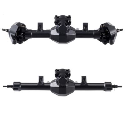 Alu Alloy Front Rear Axle 97/105mm Standard/Extended Axles for 1/24 for Axial SCX24 Parts confident(Extended-Front Rear)