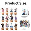 13 Pcs Cute Animals Happy Birthday Cake Toppers, Cartoon Theme Cake Decorations, The Perfect Choice for Birthday Parties and Themed Parties view 2