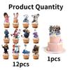 13 Pcs Cute Animals Happy Birthday Cake Toppers, Cartoon Theme Cake Decorations, The Perfect Choice for Birthday Parties and Themed Parties view 3