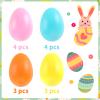 AUGSHY 14pcs Egg Shakers Set, 4 Colors Plastic Maraca Eggs Sensory Percussion Toys for Early Rhythm Learning Music Education DIY Painting Rhythm Practice view 3