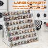 6 Pack 7 Layers Clear Display Shelf for Funko Pop Acrylic Clear Display Case for Bitty Pop Mini Collectible Toys Display Shelf for Mini Action Miniature Storage Compatible with Bitty Pops Funko view 4