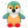 Easfan Kingfisher Talking Singing Stuffed Animal Bird with Swaying Flapping Wings Interactive Plush Toy Funny Animated Toy for Kids Toddlers Easter Birthday Gift,9'' view 1