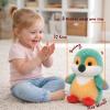Easfan Kingfisher Talking Singing Stuffed Animal Bird with Swaying Flapping Wings Interactive Plush Toy Funny Animated Toy for Kids Toddlers Easter Birthday Gift,9'' view 3