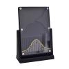 12*18cm Galton Board Probability Demonstrator Model,Probability Teaching Demonstration with Curve,Effective Statistical Law Experiment Tool,for Mathematics Education and Financial Analysi(Color:Black) view 1