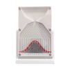 12*18cm Galton Board Probability Demonstrator Model,Probability Teaching Demonstration with Curve,Effective Statistical Law Experiment Tool,for Mathematics Education and Financial Analysi(Color:White) view 1