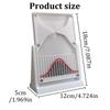 12*18cm Galton Board Probability Demonstrator Model,Probability Teaching Demonstration with Curve,Effective Statistical Law Experiment Tool,for Mathematics Education and Financial Analysi(Color:White) view 2