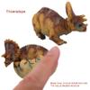 AENIMELY Realistic Dinosaur Egg Toy - Solid Dinosaur Figure Model, Educational for Kids, Cake Topper, Party Decoration & STEM Project (Triceratops) view 2