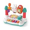 Rabbit Baby Phone Toy, Interactive Educational Phone for Toddlers 0-3 with Music, Stories & Bilingual Learning, Multi-Sensory Early Development Toy, 1st Birthday Gift view 1